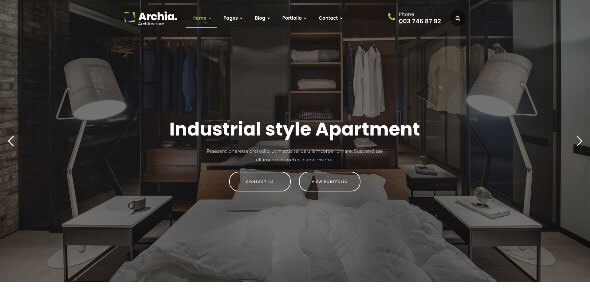 Archia WordPress Template for Free