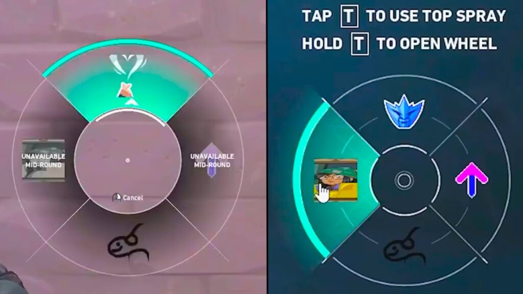 New Spray Wheel in Valorant